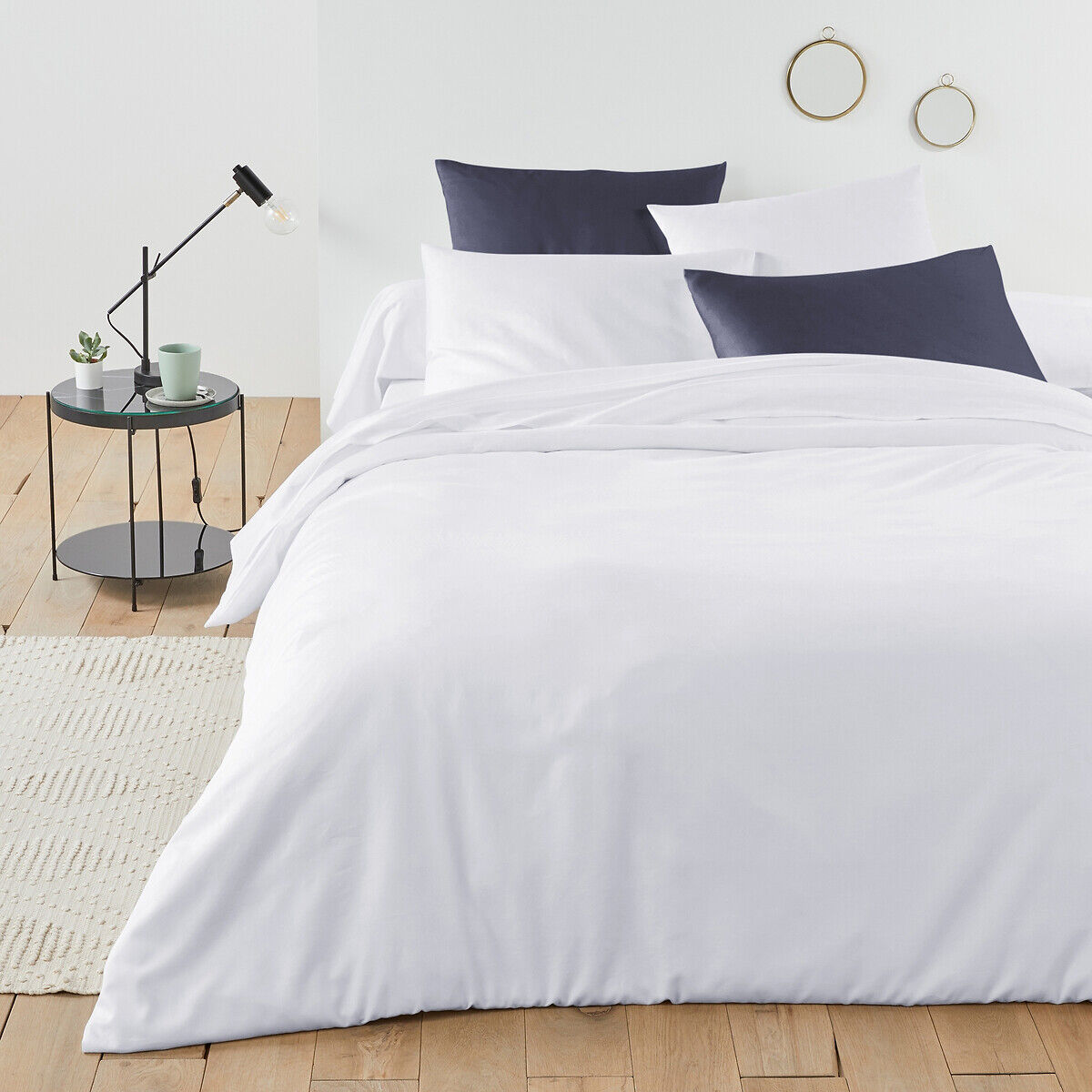 LA REDOUTE INTERIEURS Housse de couette satin de coton