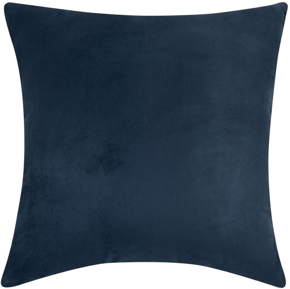 Maisons du Monde Coussin en suédine bleu marine 60x60