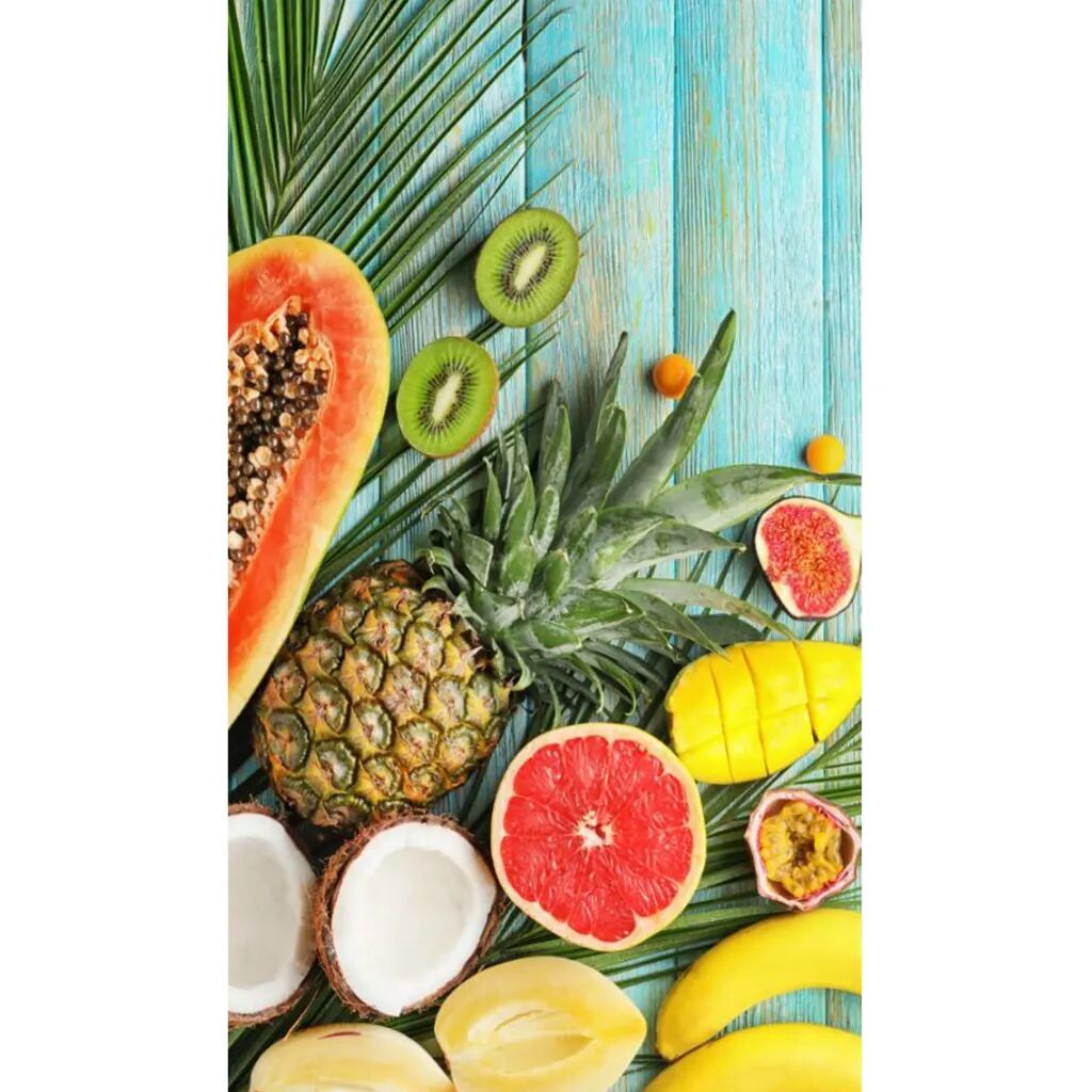 Good Morning Serviette de plage FRESH FRUITS 100x180 cm Multicolore