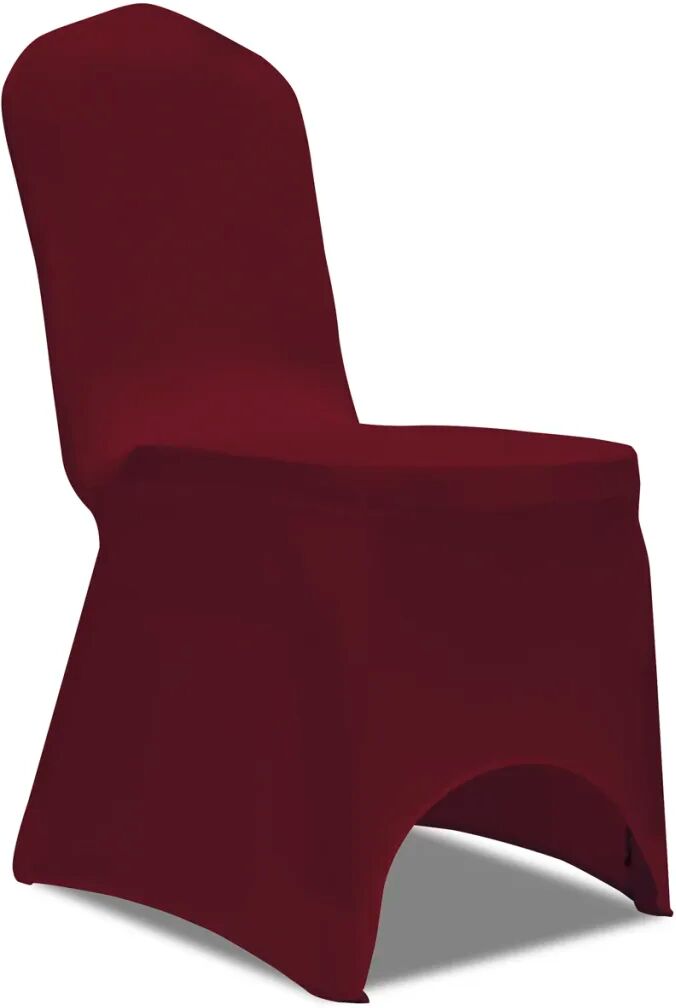 vidaXL 50 housses de chaise extensibles bordeaux