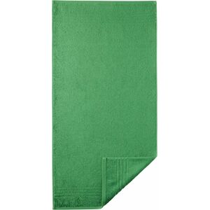 Egeria Handtuch »Madison«, (1 St.), Uni-Programm mit Streifenbordüre, reine... dunkelgrün