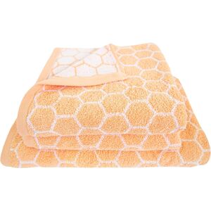 Dyckhoff Handtuch Set »Pure Natural Honey«, (Set, 3 St., 2 Handtücher... coral