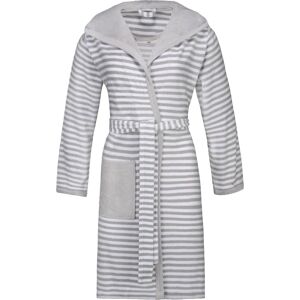 Esprit Damenbademantel »Striped Hoody«, (1 St., mit Gürtel), mit Kapuze,... stone  XL