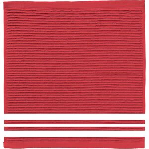 DDDDD Spültuch »Provence«, (Set, 4 tlg.), aus reiner Baumwolle, 30x30 cm rot