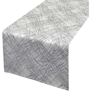 Delindo Lifestyle Tischläufer »TENDENCE«, Jacquard, Fleckschutz, 180 g/m² anthrazit  B/L: 140 cm x 40 cm