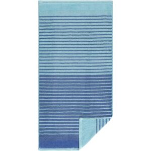 Egeria Handtücher »Maris«, (1 St.), Double Face mit Streifen, reine Baumwolle blau
