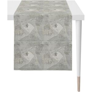 Apelt Tischläufer »1307 Loft Style, Jacquard«, (1 St.), Fleckschutz natur/grau/beige  B/L: 43 cm x 135 cm