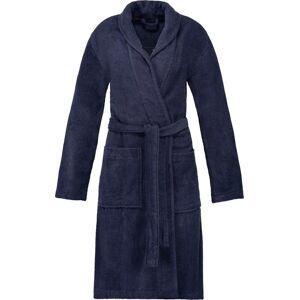 Esprit Unisex-Bademantel »Mono«, (1 St., mit Gürtel), mit Schalkragen &... navy blue  XL