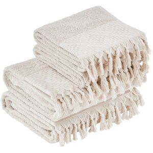 done.® Handtuch Set »Provence Bohéme«, (Set, 4 St., 2 Handtücher (50x100... beige