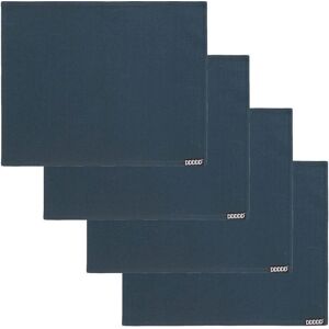 DDDDD Platzset »Kit«, (Set, 4 St.), 35x45 cm, Baumwolle navy