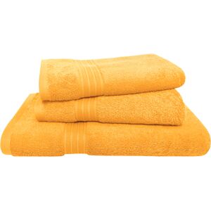 Dyckhoff Handtuch Set »Siena«, (Set, 3 St., 2 Handtücher (50x100 cm)-1... goldfarbengelb Größe