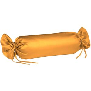 fleuresse Nackenrollenbezug »Colours«, (2 St.), Mako Satin, glänzend, glatt,... goldfarben Größe B/L: 15 cm x 40 cm