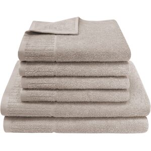 Dyckhoff Handtuch Set »Bridge«, (Set, 6 St., 2 Badetücher (70x140 cm)-4... beige Größe