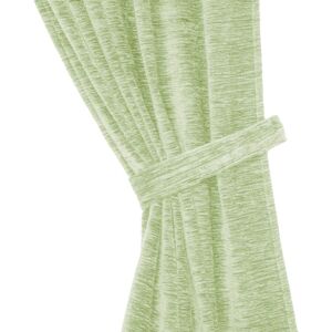 Wirth Raffhalter »Thermo-Chenille 288g/m²«, (2 St.) hellgrün Größe B/H: 100 cm x 6 cm