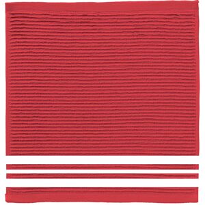 DDDDD Spültuch »Provence«, (Set, 4 tlg.), aus reiner Baumwolle, 30x30 cm rot Größe