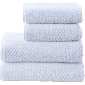 done.® Handtuch Set »Provence Honeycomb«, (Set, 4 St., 2 Gästetücher (30x50... weiss Größe