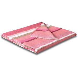 Biederlack Plaid »Stripe Out«, mit Fransen, besonders leicht und kuschelig pink Größe