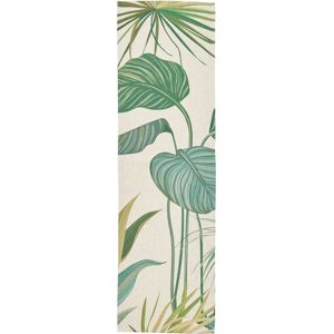 done.® Tischläufer »Tropical Flowers, mit Blättermotiv«, (1 St.),... natur, grün Größe B/L: 40 cm x 150 cm