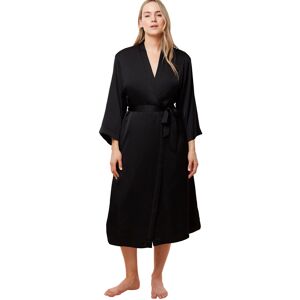 Triumph Bademantel »Robes Satin Robe 01«, (2 St., mit Gürtel),... BLACK Größe 44/46