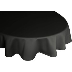 Wirth Tischdecke »NEWBURY«, oval schwarz Größe B/L: 130 cm x 190 cm