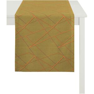 Apelt Tischläufer »Vio - Loft Style, Jacquard«, (1 St.) gelb/goldfarben Größe B/L: 46 cm x 135 cm