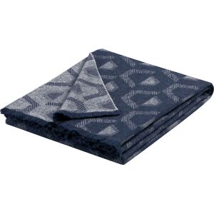 Biederlack Plaid »Shadow«, mit modernem Jacquard-Design, Kuscheldecke blau/grau Größe