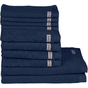 ROSS Handtuch »Sinfonie«, (Set, 10 St.) Denim Größe