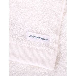 TOM TAILOR unisex Frottier Badetuch, 80x200 cm, weiß, Uni, Gr. 80X200