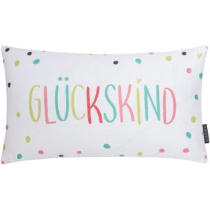 Magma Kissen Glückskind 30x50 cm weiss unisex