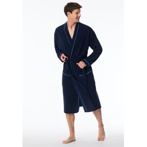 Schiesser Bademantel Frottee navy - Roger Moore 48