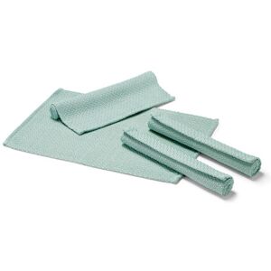 4 Platzsets - Tchibo - Creme Polyester Aqua  unisex