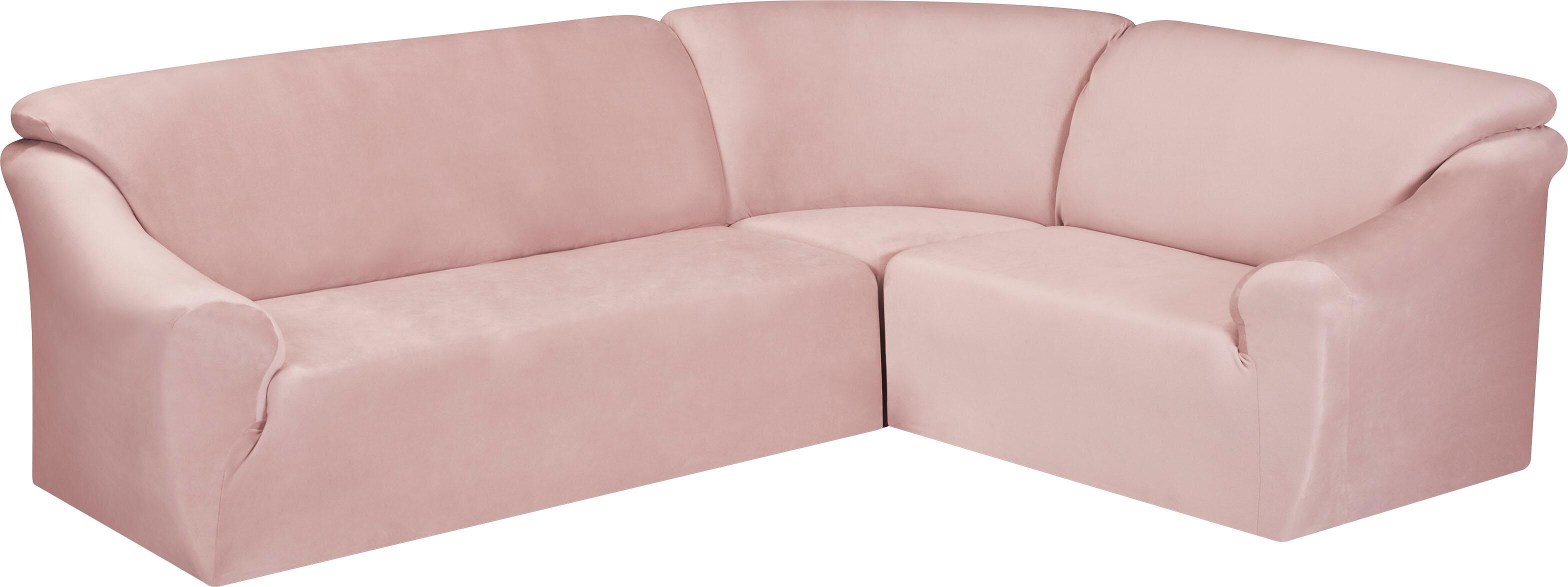 Dohle&Menk Sofahusse »Susi«, (1 St.), samtige Microfaserware rosa