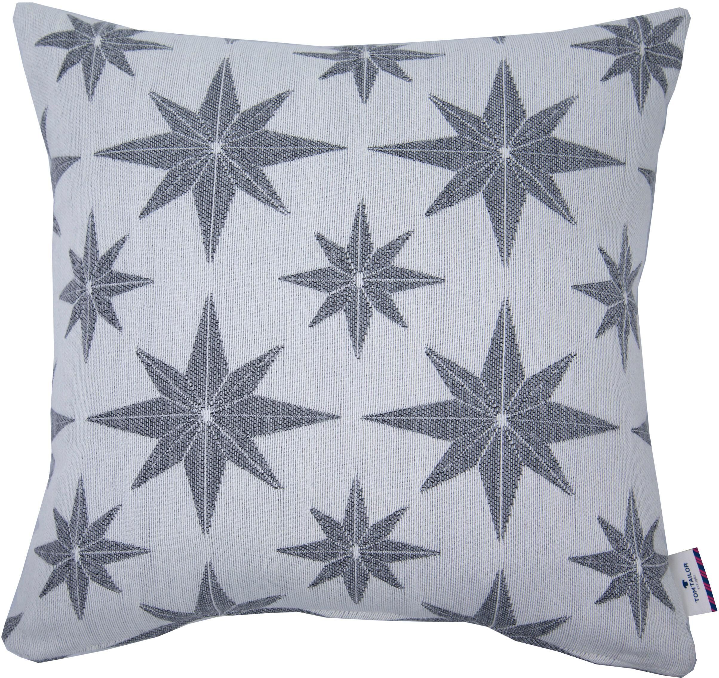 TOM TAILOR Kissenhülle »WINTER STARS«, (1 St.) grau  1x 45x45 cm 1x 50x30 cm