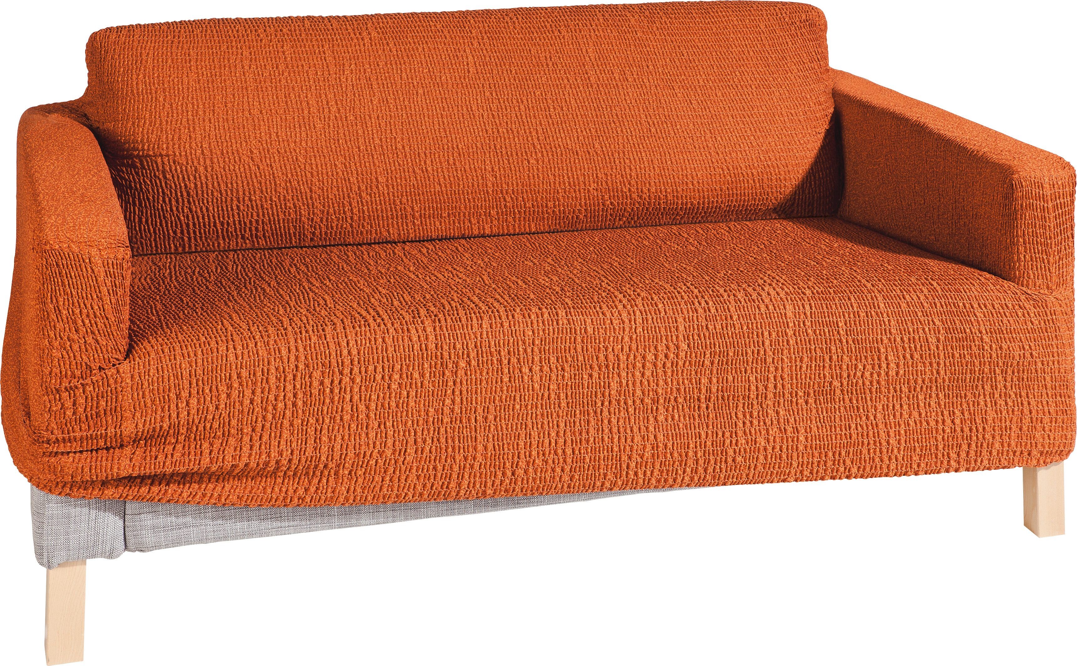 GAICO Sofahusse »Paula«, (1 St.), in fein gemusterter Struktur-Optik orange