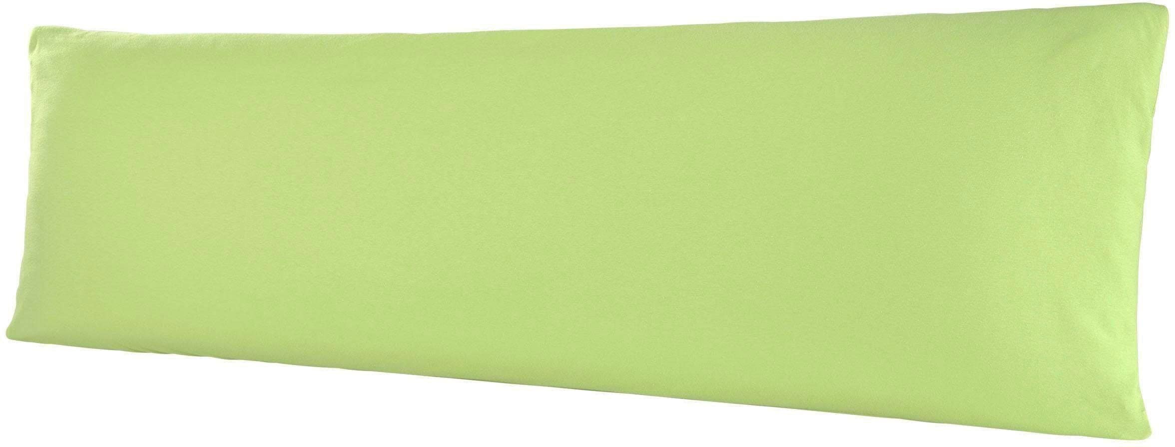 bellana Kissenbezug »Mako-Jersey«, (1 St.), für Seitenschläferkissen grün  1x 40x140 cm