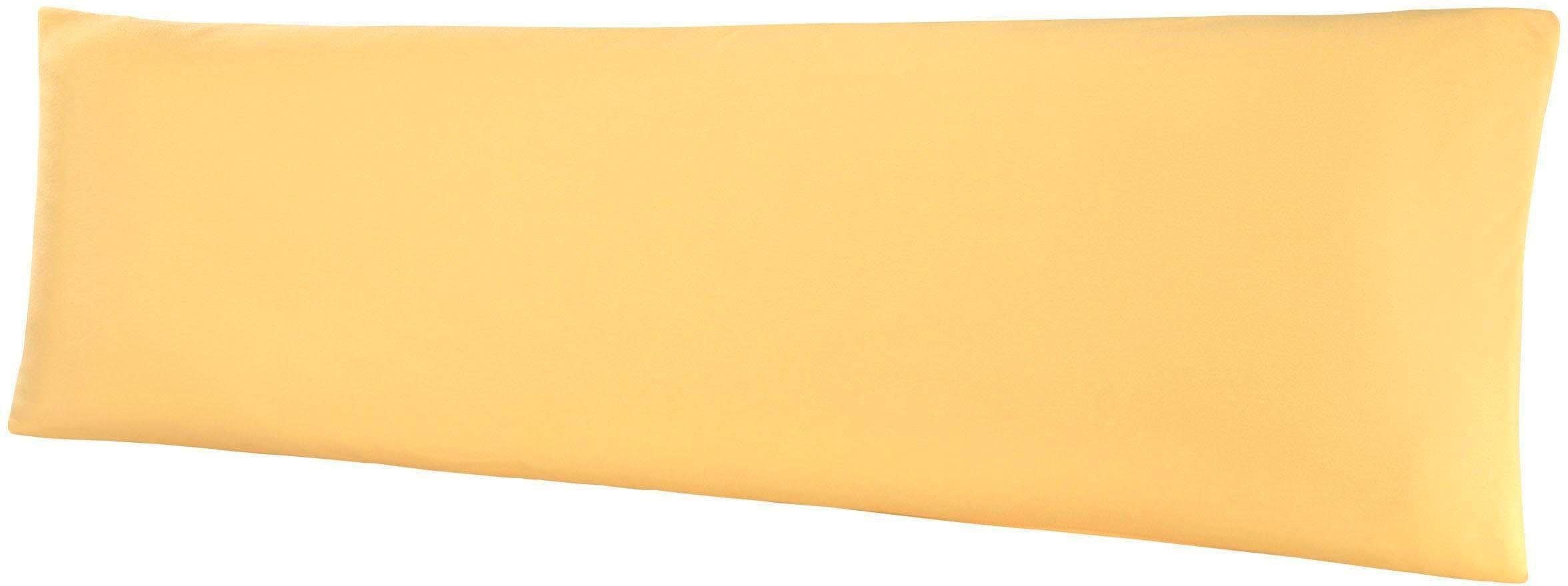 bellana Kissenbezug »Mako-Jersey«, (1 St.), für Seitenschläferkissen beige  1x 40x140 cm