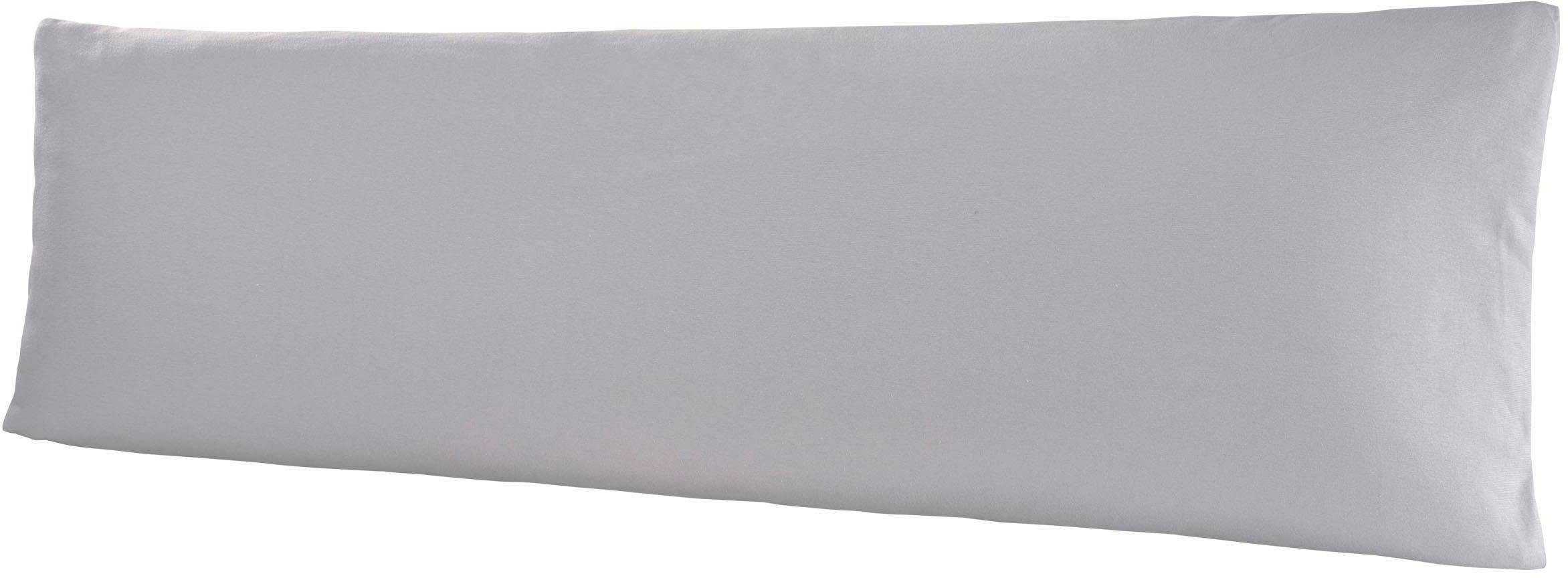 bellana Kissenbezug »Mako-Jersey«, (1 St.), für Seitenschläferkissen silberfarben  1x 40x140 cm