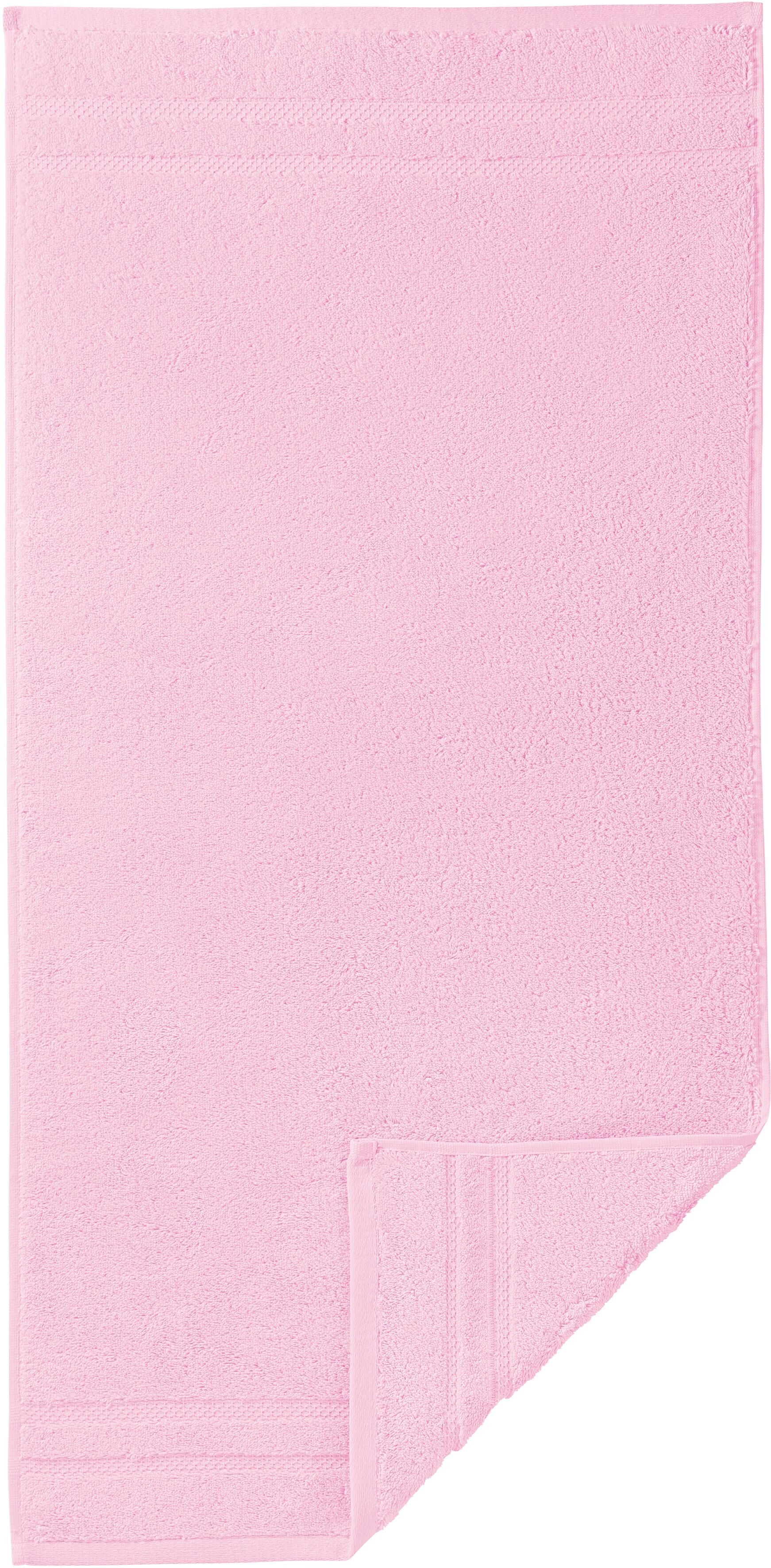 Egeria Gästehandtuch »Micro Touch«, (3 St.), mit Bordüre rosa Größe 3x 30x50 cm