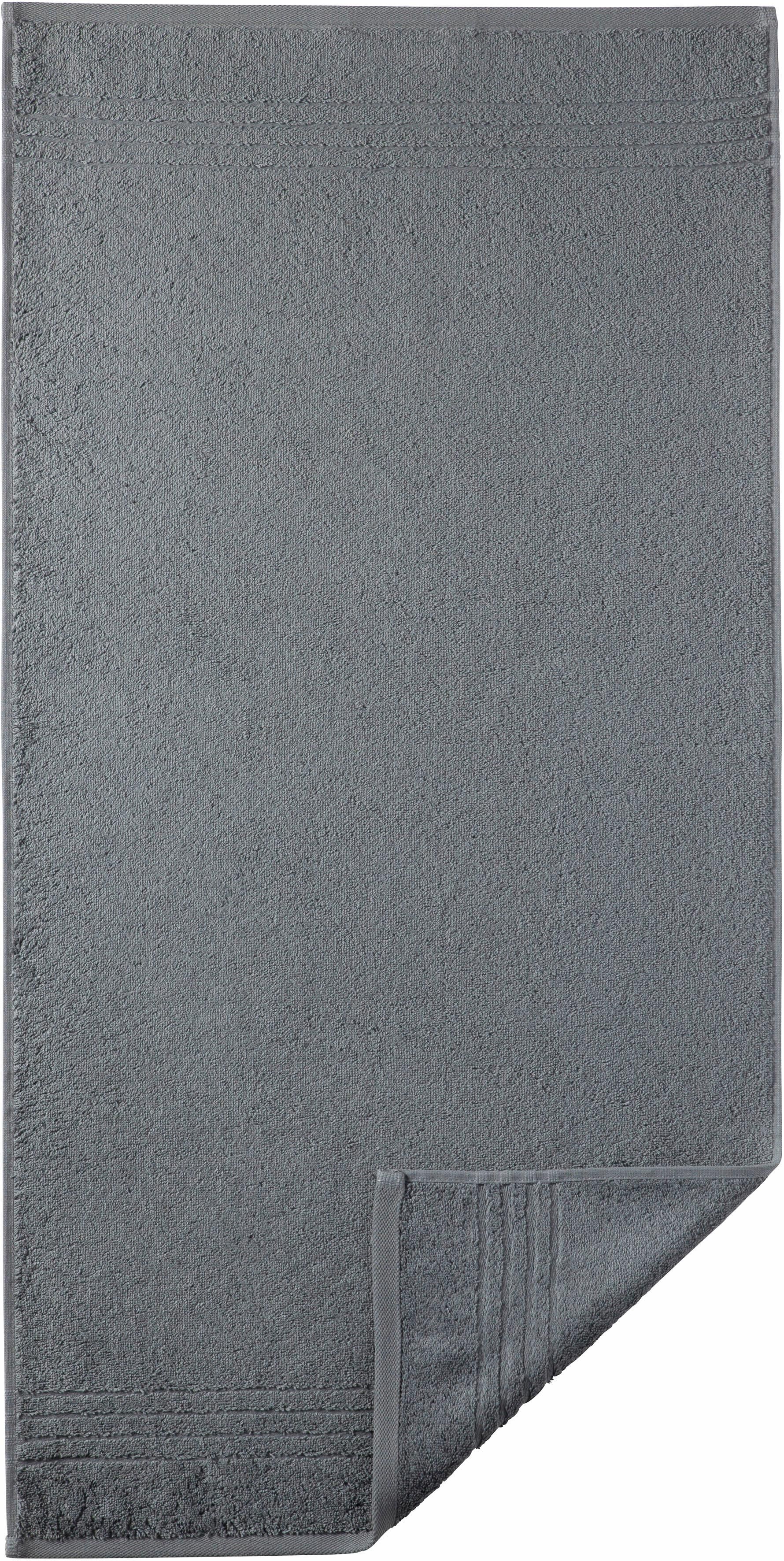 Egeria Badetücher »Madison«, (1 St.), mit Bordüre grau Größe 1x 70x140 cm