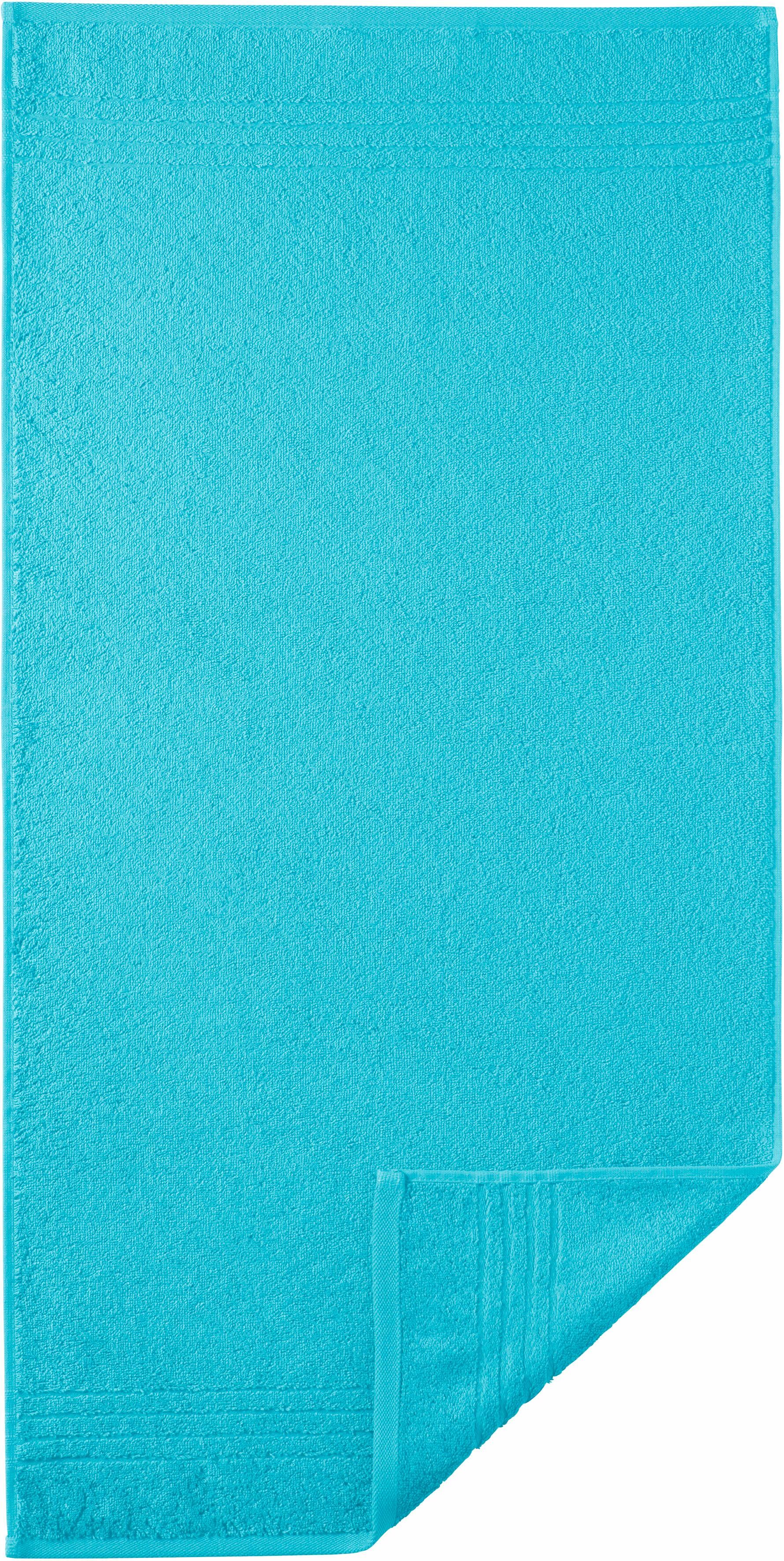 Egeria Handtuch »Madison«, (2 St.), mit Bordüre blau Größe 2x 50x100 cm