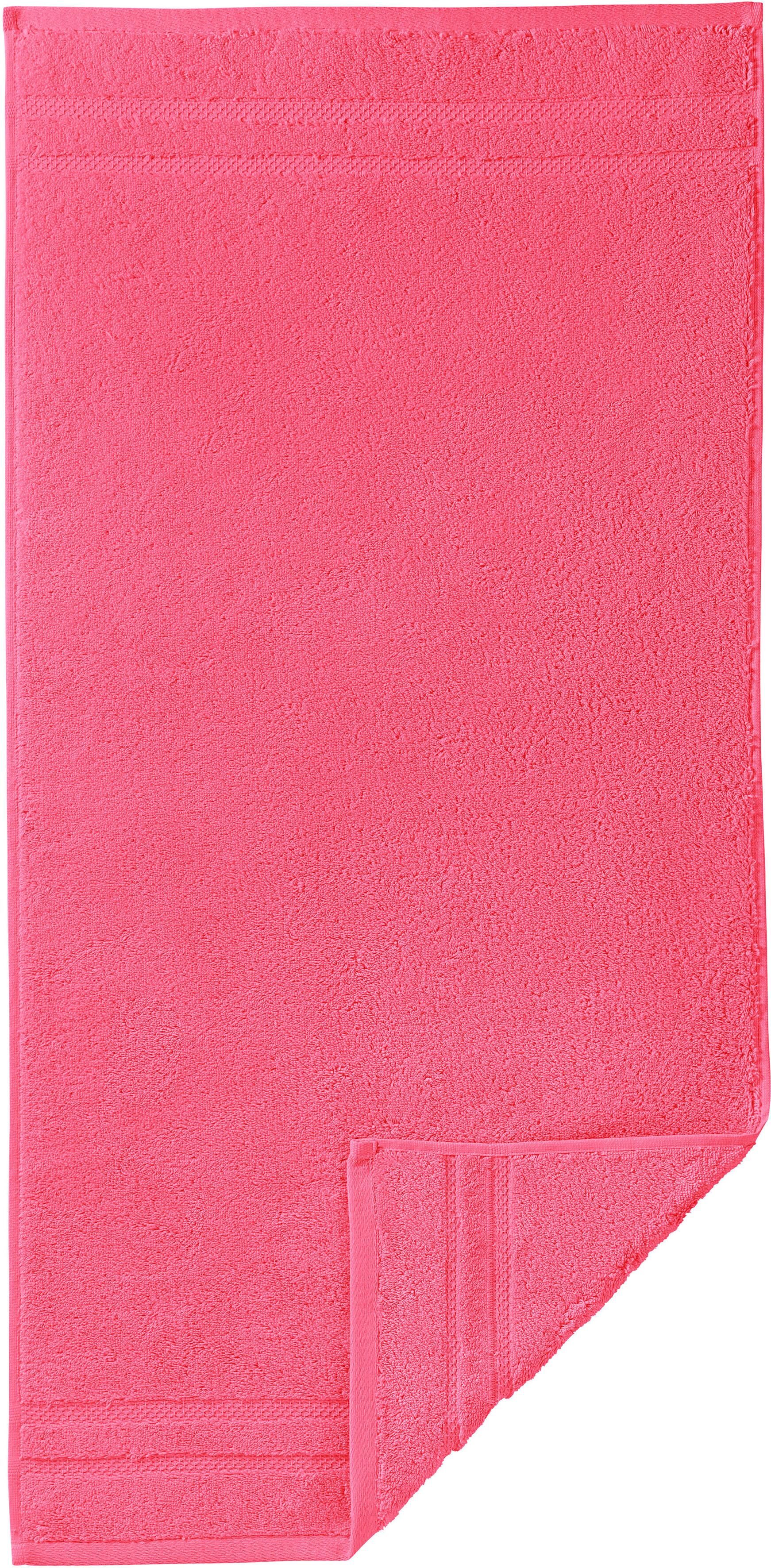 Egeria Handtuch »Micro Touch«, (2 St.), mit Bordüre soft pink Größe 2x 50x100 cm