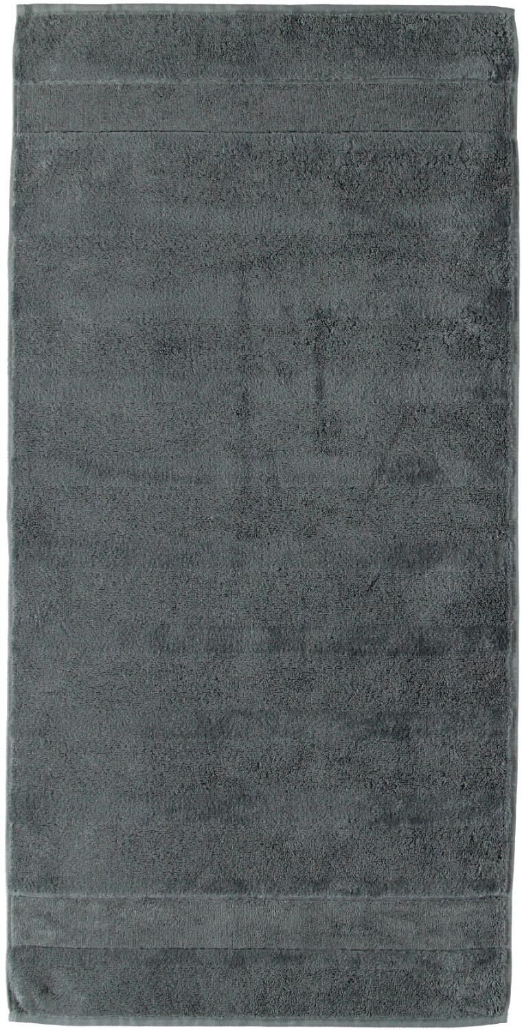 Cawö Handtücher »Noblesse²«, (2 St.), mit Kordelaufhänger grau Größe 2x 50x100 cm