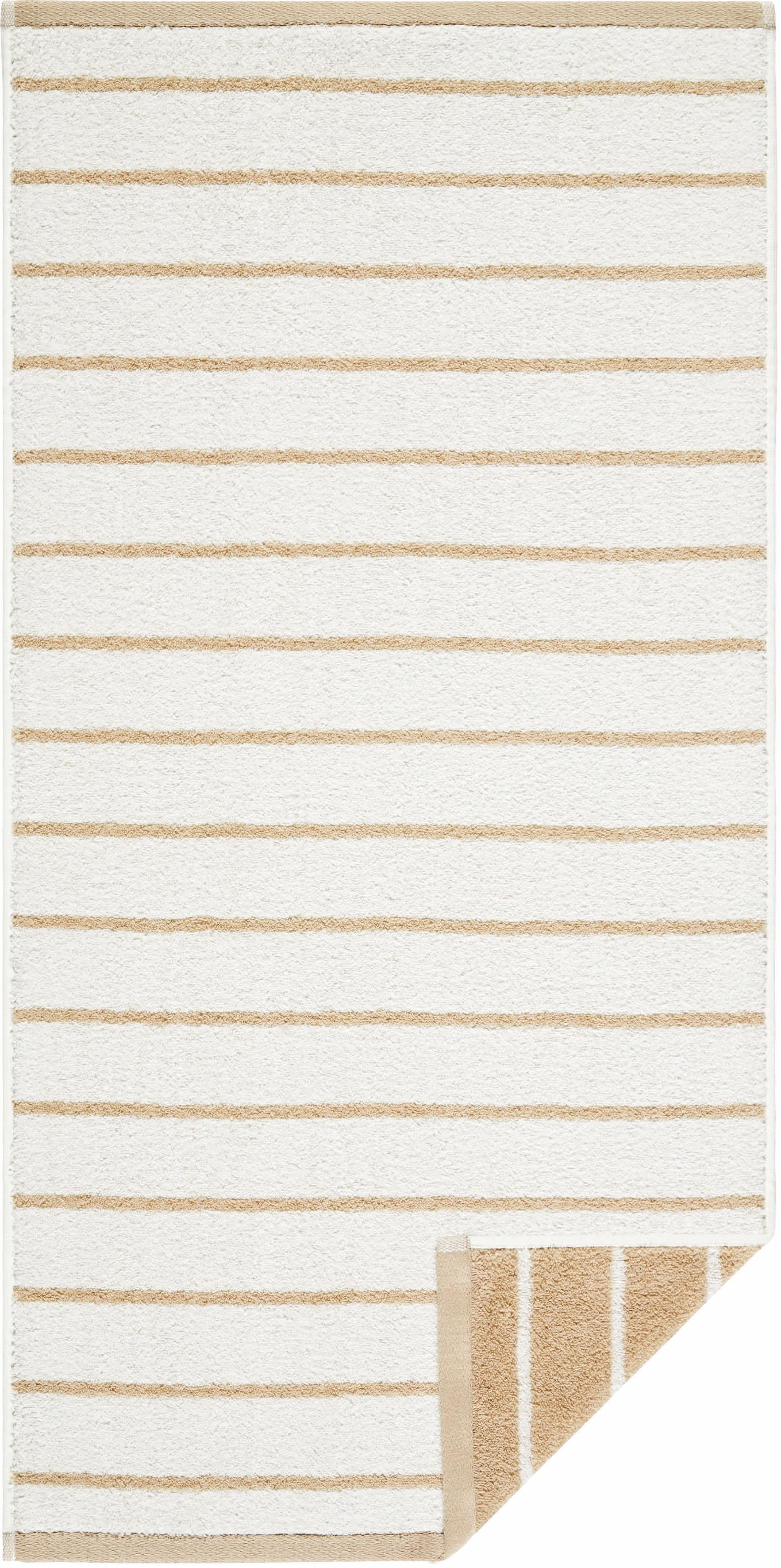 Egeria Handtuch »Line«, (2 St.), im Streifendesign beige Größe 2x 50x100 cm