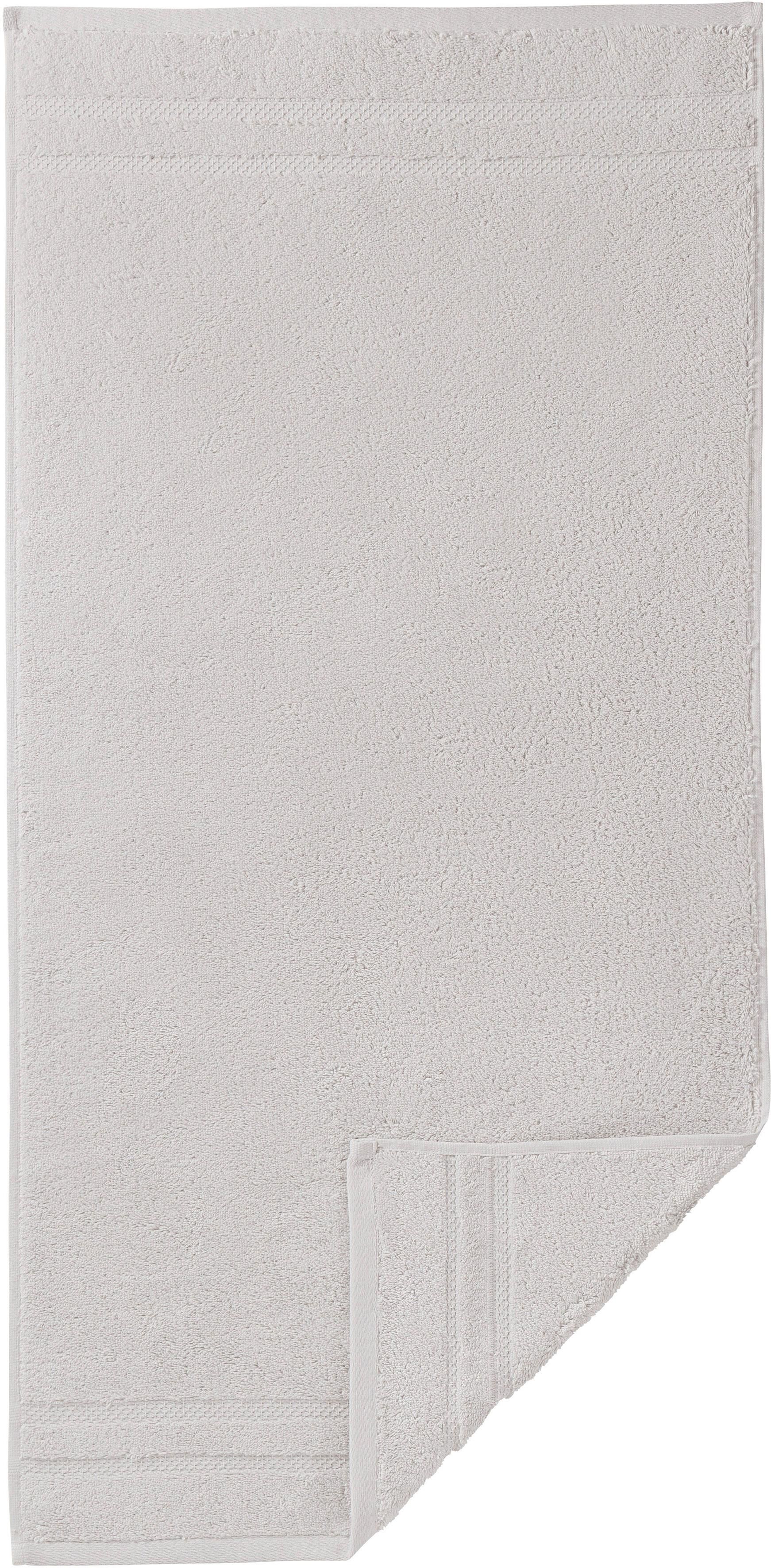 Egeria Gästehandtuch »Micro Touch«, (3 St.), mit Bordüre grau Größe 3x 30x50 cm
