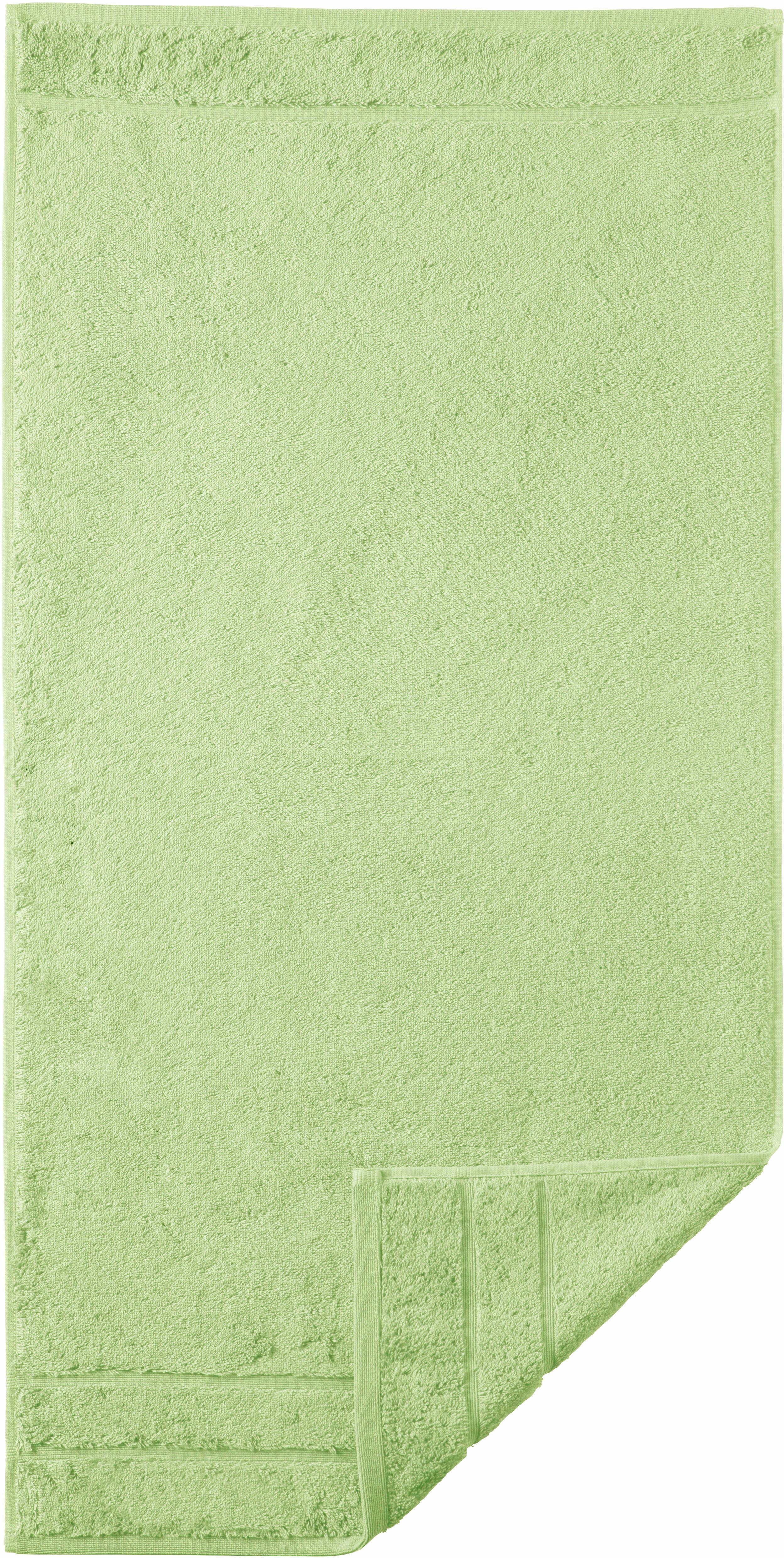 Egeria Badetuch »Prestige«, (1 St.), in Uni mit Bordüre grün Größe 1x 70x140 cm
