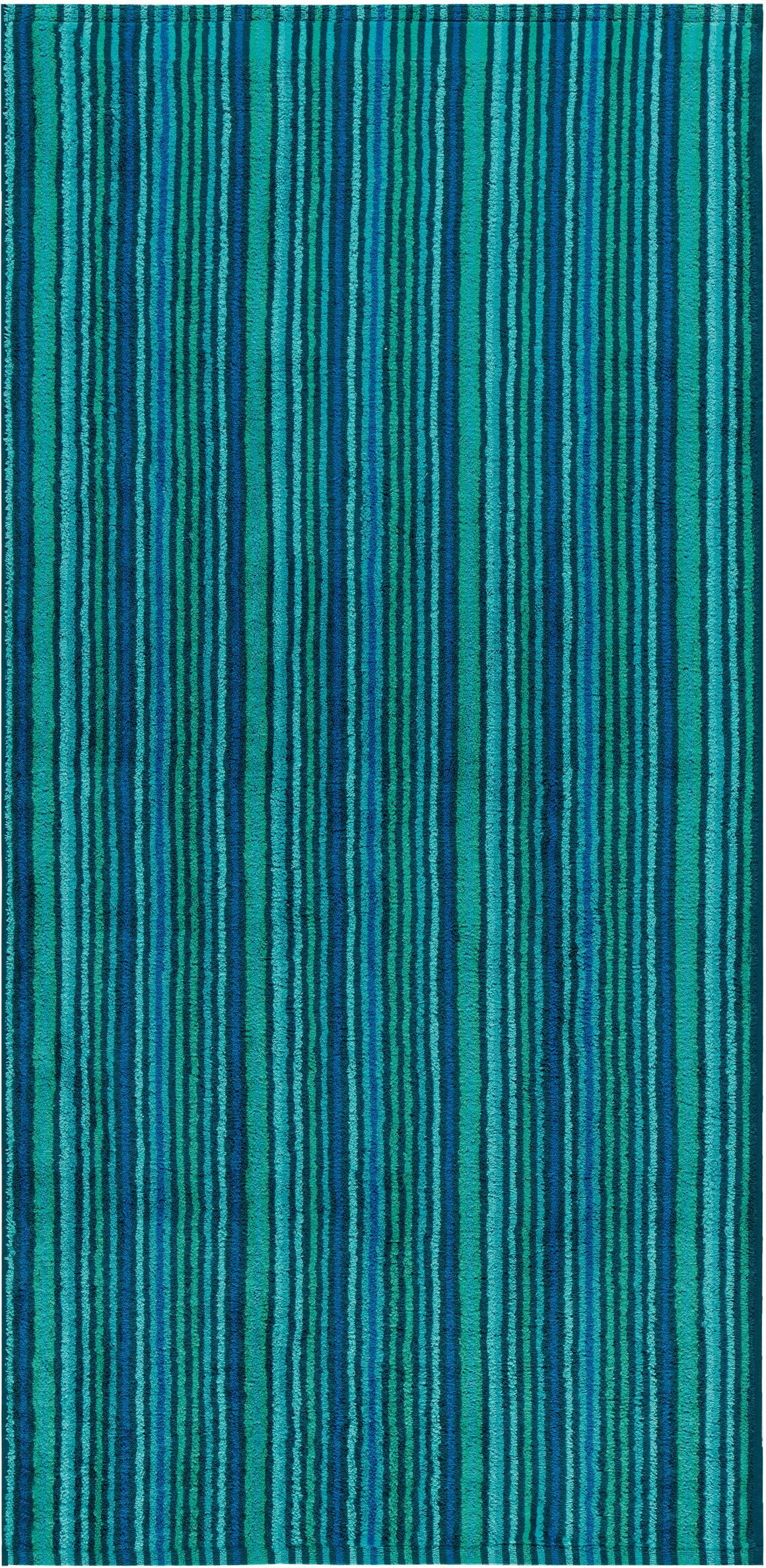Egeria Handtücher »Combi Stripes«, (2 St.), mit feinen Streifen blau Größe 2x 50x100 cm