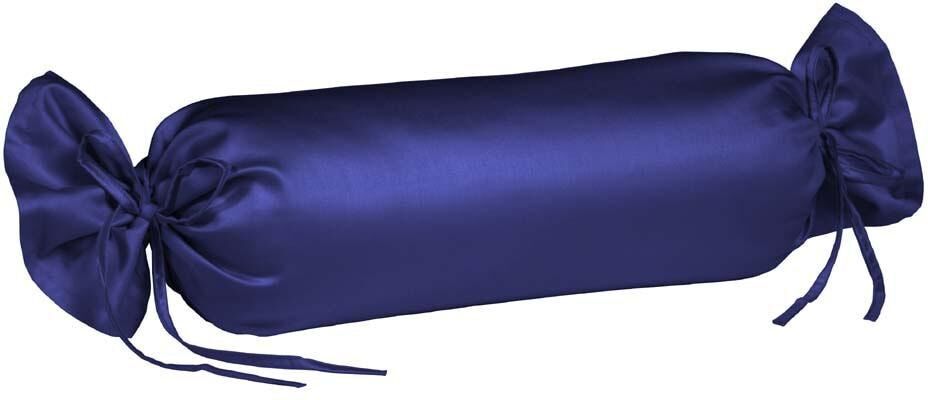 fleuresse Nackenrollenbezug »Colours«, (2 St.), aus feinstem Mako-Satin blau Größe 2x 15x40 cm