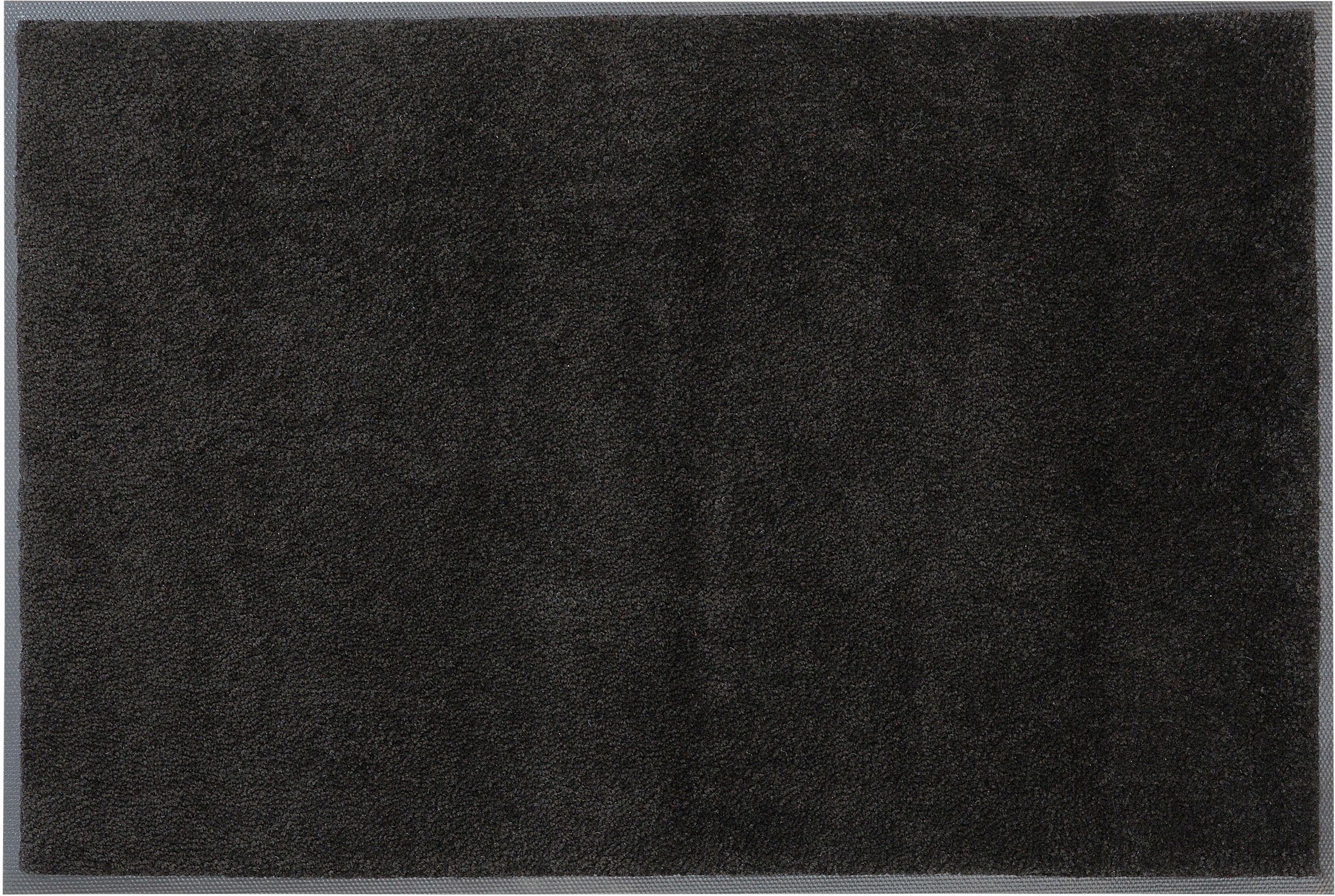 DELAVITA Fussmatte »Lavea«, rechteckig, 9 mm Höhe, Schmutzfangmatte, Uni... schwarz Größe 40x60 cm 50x75 cm 60x90 cm 75x120 cm