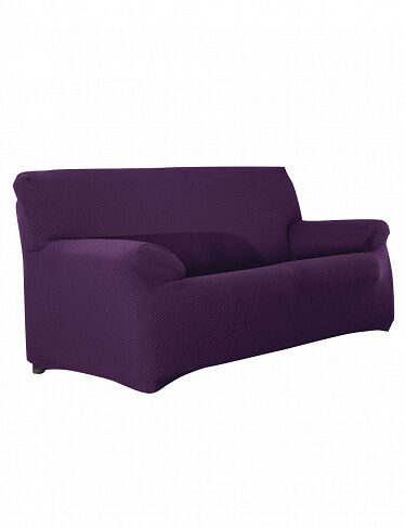 VEDIA Überzug für 3er Sofa «Eysa», max. B 180-210 cm, prune