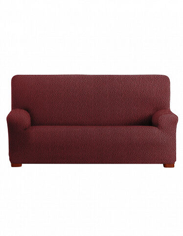 VEDIA Überzug für Sofa 3-Sitzer «Roc», B 180-210 cm, weinrot